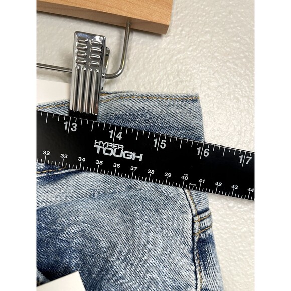 NWT ZENANA Women's Size 29 High Rise Wide Leg Dad Jean Distressed Raw Hem NEW‎ - Picture 10 of 11